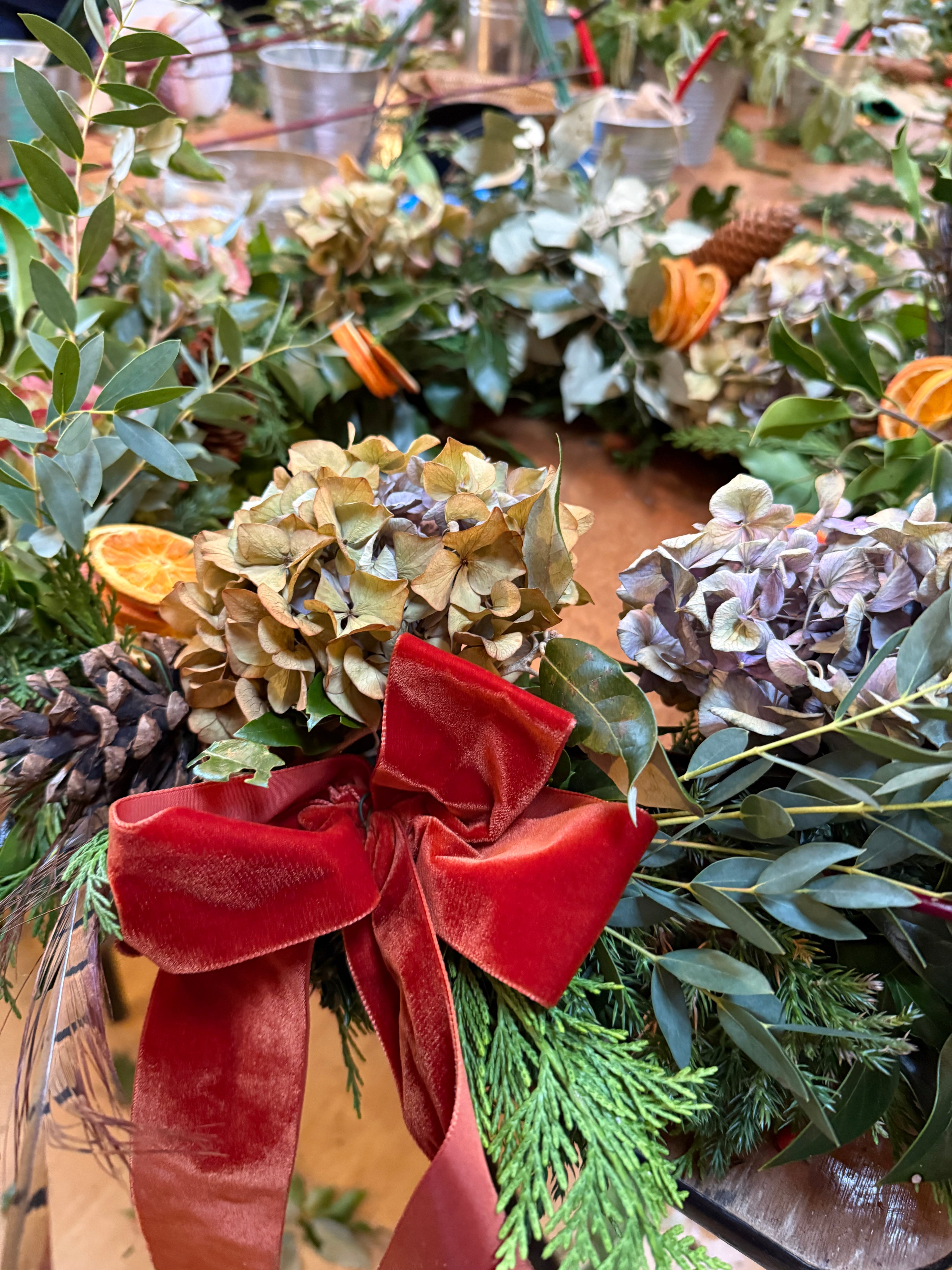 Christmas Wreath Making Workshop - Saturday 6th December 10am - 1pm