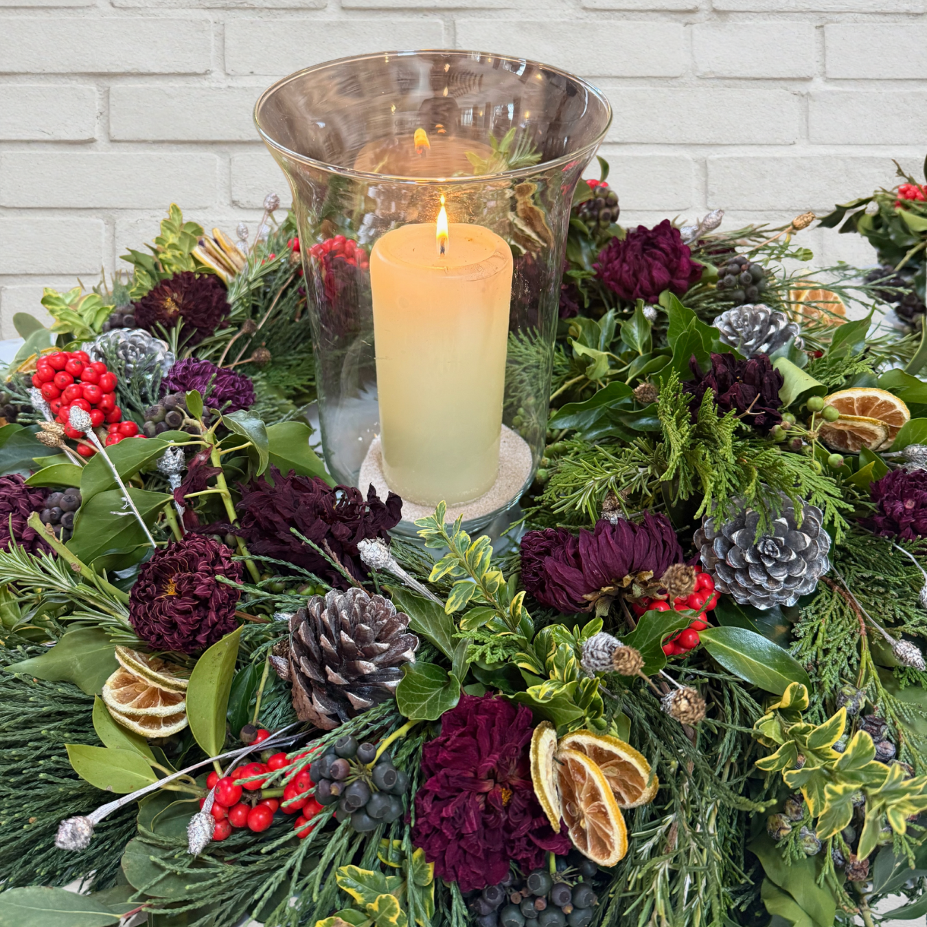 Christmas Table Centrepiece Workshop - Tuesday 8th December 5pm - 8pm
