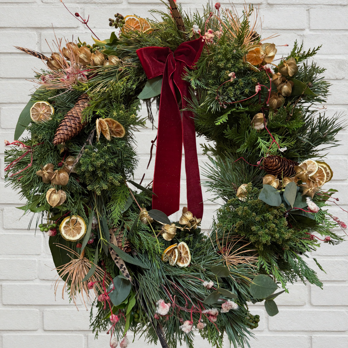Christmas Wreath Making Workshop - Wednesday 9th December 10am - 1pm