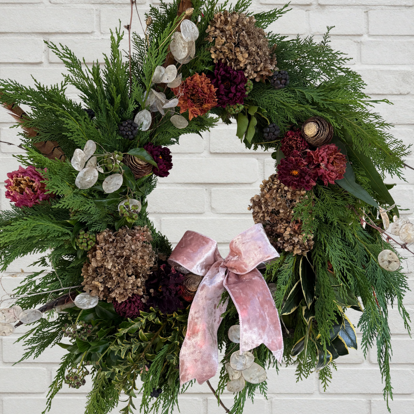 Christmas Wreath Making Workshop - Monday 7th December 10am - 1pm