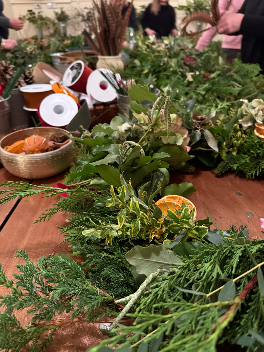 Christmas Wreath Making Workshop - Sunday 7th December 10am - 1pm