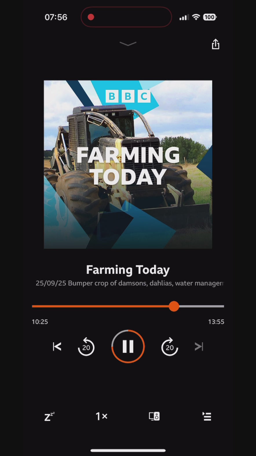 Load video: Rachel Golding Barrett talking about dahlias on BBC Radio 4 Farming Today Thursday 25th September 2025